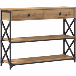 Cette table d'appoint en chêne fait main est un super ajout à n'importe quel salon, alliant style moderne et praticité. Avec  ...