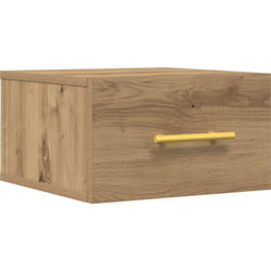 Vidaxl - Meuble de chevet mural en chêne artisan 35x35x20 cm