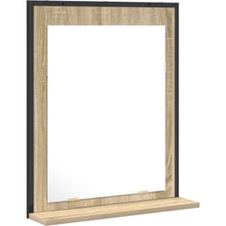 Vidaxl - Miroir de Salle de Bain avec Étagère Chêne Sonoma 50x12x60 cm Bois d'Ingénierie
