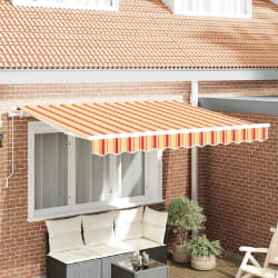 vidaXL Auvent Rétractable Multicolore 350 x 200 cm