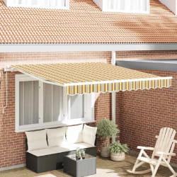vidaXL Auvent Rétractable 300 x 250 cm Multicolore