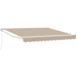 Vidaxl - Auvent Rétractable Manuel Beige 300x250 cm, Tissu de rechange pour auvent pour cadre de 3x2.5 m Beige