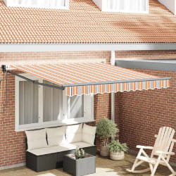 vidaXL Auvent Rétractable 350 x 250 cm tissu