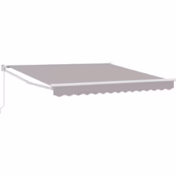 Ce store rétractable gris est une solution extérieure géniale qui offre une protection contre le soleil et la pluie tout en a ...