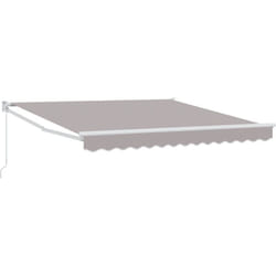 Store Rétractable Manuel Gris 350x250 cm Vidaxl
