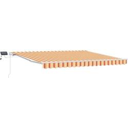 Vidaxl - Auvent Rétractable with 400 × 300 cm jaune et orange