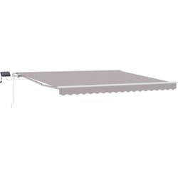 Store Rétractable Clair Gris clair 400 × 300 cm Gris clair vidaXL