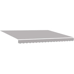 Vidaxl - Auvent Rétractable Gris clair 400 × 300 cm tissu