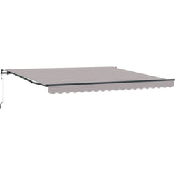 Vidaxl - Auvents Automatiques Récupérables Gris clair 400 x 300 cm