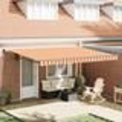 vidaXL Auvent rétractable manuel Jaune et Orange 450x300 cm 3330909