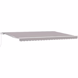 Cet auvent rétractable manuel vidaXL allie praticité et style pour tes espaces extérieurs. Parfait pour les balcons, patios e ...