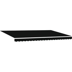 Vidaxl - Auvent rétractable automatique Noir 500 x 350 cm