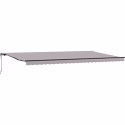 Pour l'ombre extérieure, le store automatique rétractable vidaXL gris clair est la solution idéale. Alliant pratique et éléga ...