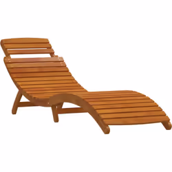 Cette chaise longue pliable en bois d'acacia est un choix génial si tu cherches à te détendre, que ce soit à l'intérieur ou à ...