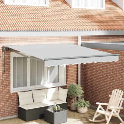 vidaXL Cadre de auvent Anthracite 3,5 x 2,5 m