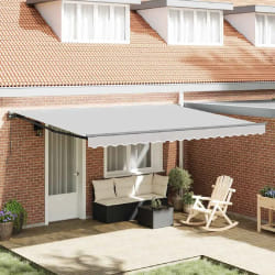 vidaXL Cadre de auvent Anthracite 4 × 3 m
