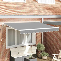 vidaXL Cadre de auvent Blanc 3 x 2 m Métal