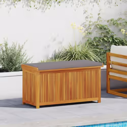 Cette boîte à coussins est parfaite pour garder vos coussins de meubles d'extérieur, fournitures de jardinage, serviettes de  ...