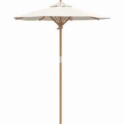 Ce parasol de jardin est une super solution pour les terrasses et balcons. Son design moderne et sa couleur crème élégante s' ...