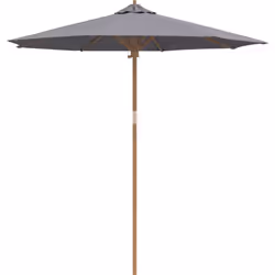 Ce parasol de jardin ajoute une touche d'élégance à ton extérieur. Top pour les terrasses et les jardins, il est en gris fonc ...