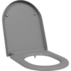 Vidaxl - Siège de Toilette à Libération Rapide avec Fermeture Douce Duroplast Gris de