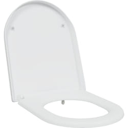 Siège de toilette à libération rapide avec fermeture douce Duroplast blanc vidaXL