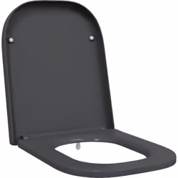 Ce siège de toilette moderne en gris ajoute une touche classe à ta salle de bain tout en te garantissant un confort au top. P ...