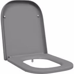 Ce siège de toilette ovale moderne est pratique et stylé, parfait pour un usage domestique. Avec sa finition grise élégante e ...