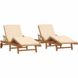 Découvre les chaises longues vidaXL, pensées pour le confort et la flexibilité dans tes espaces extérieurs. Ces chaises longu ...