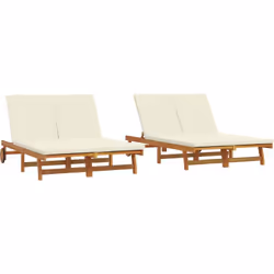 Ce Transat ajustable en bois d'acacia est une super combinaison de confort et de style, idéal pour ceux qui cherchent à profi ...
