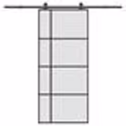 vidaXL Porte coulissante avec kit de quincaillerie 90x205 cm Verre ESG porte coulissante sur rail porte coulissante 3332920