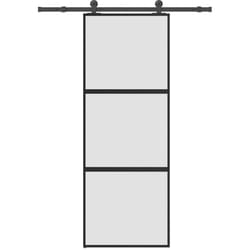 Porte Coulissante Kit De Quincaillerie Trempé Verre Aluminium Vidaxl