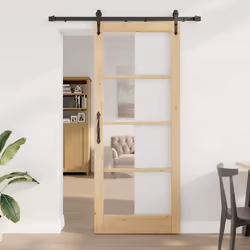 Porte coulissante vidaXL avec kit de quincaillerie ORKDAL 86x211 cm 3332453