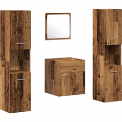 Cet ensemble de meubles de salle de bain est une façon stylée et maligne de garder tes essentiels de salle de bain en ordre.  ...