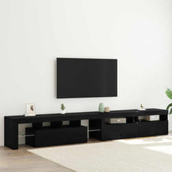 Vidaxl - Meubles Tv 3 Pcs Chêne Noir 260 X 36.5 X 40 Cm