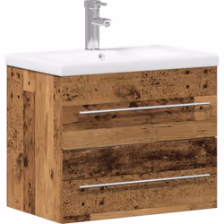 Cette armoire de lavabo est à la fois stylée et super pratique, transformant ton WC en un coin confort. Elle a un look rustiq ...