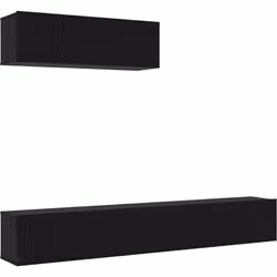 Ce set de meubles TV moderne est une solution chic et pratique pour le rangement, parfait pour n'importe quel salon. Avec son ...