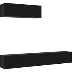 Vidaxl - Ensemble de meuble tv 3 pcs Chêne noir 200 x 30 x 30 cm