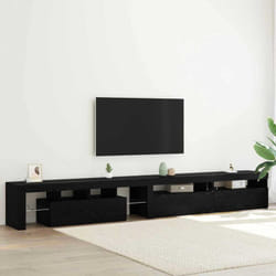 Vidaxl - Meubles Tv 3 Pcs Chêne Noir 290 X 36,5 X 40 Cm