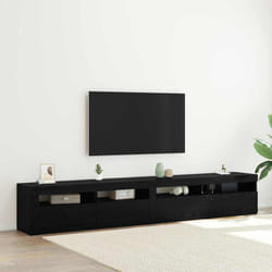 Vidaxl - Ensemble De Meuble Tv 3 Pcs Chêne Noir 240 X 35 X 40 Cm