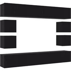 Découvrez ce meuble TV mural - c'est un design moderne qui est parfait pour les maisons qui aiment le style tout en étant pra ...
