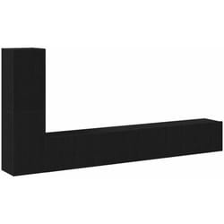 Vidaxl - Ensemble meuble tv 3 pcs Chêne noir 100 x 30 x 30 cm