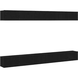 Vidaxl - Ensemble meuble tv 6 pcs Chêne noir 100 x 30 x 30 cm