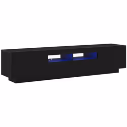 Ce meuble TV moderne est une bonne solution de rangement pour votre salon, s'intégrant facilement dans un look minimaliste. C ...