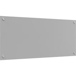 Dosseret de cuisine Gris clair 90x40x0,6 cm en verre trempé Vidaxl