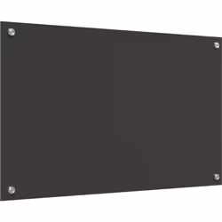 Cette crédence de cuisine rectangulaire en verre trempé fait office de bouclier pratique et aussi d’élément stylé pour ta cui ...