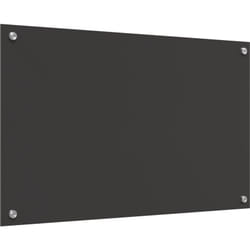 Vidaxl - Dosseret de Cuisine Gris Foncé 80x50x0.6 cm en Verre Trempé