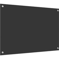 Dosseret de cuisine Gris foncé 90x60x0,6 cm en verre trempé Vidaxl