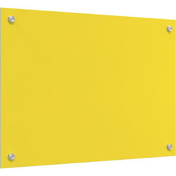 Crédence de cuisine Jaune 70x50x0,6 cm en verre trempé vidaXL