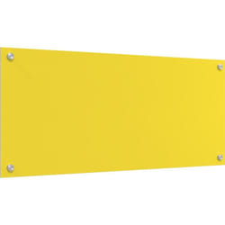 Protection de cuisine Jaune 90 x 40 x 0.6 cm verre trempé Vidaxl